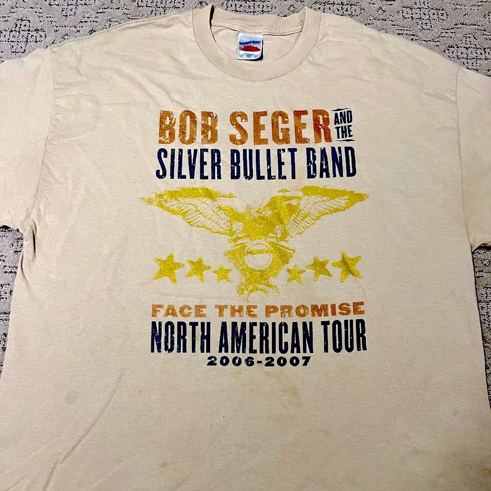 🎸 '06 Bob Seger and The Silver Bullet Band Face The Promise Vintage Tour Tee